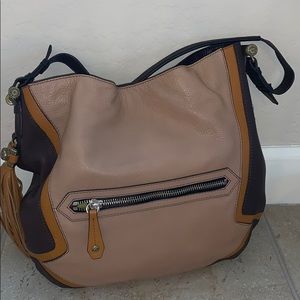 *SALE* Tan Soft Pebbled Leather orYANY Hobo Bag